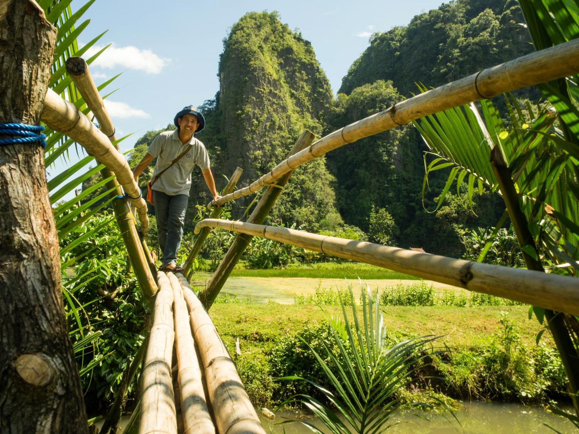 Kampoeng Karst Rammang Rammang Guest House Kasijala Exterior photo