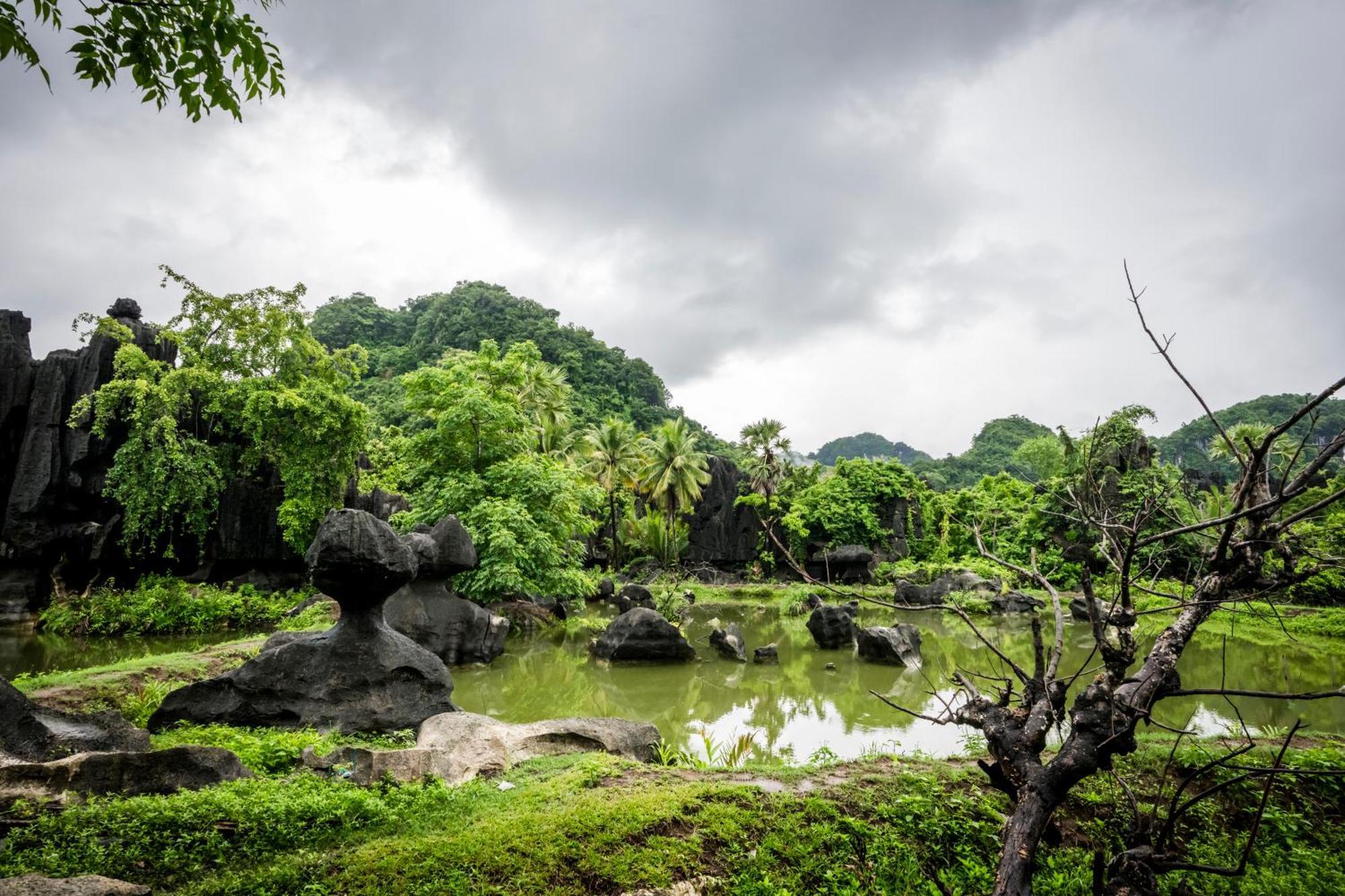 Kampoeng Karst Rammang Rammang Guest House Kasijala Exterior photo