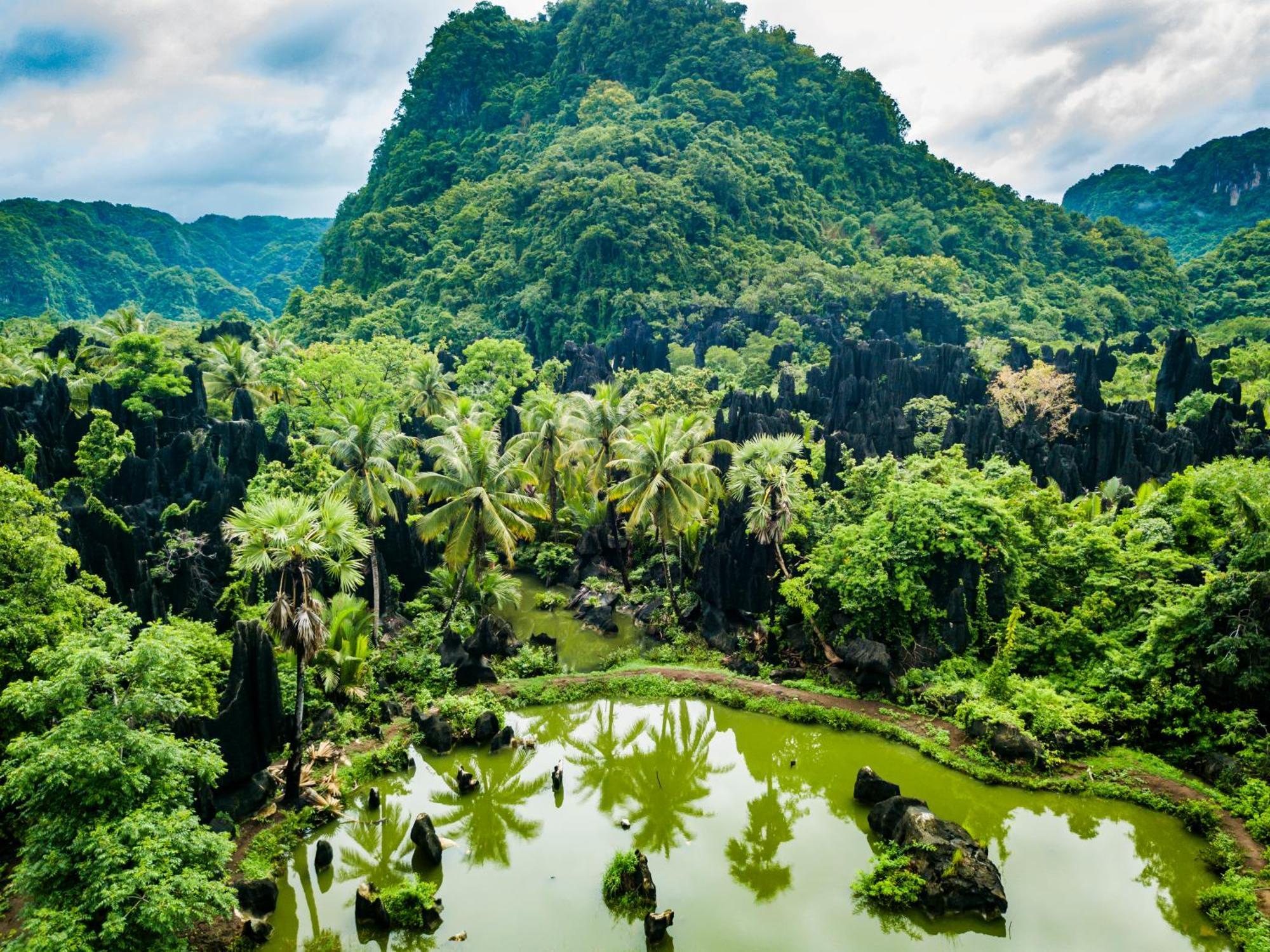 Kampoeng Karst Rammang Rammang Guest House Kasijala Exterior photo